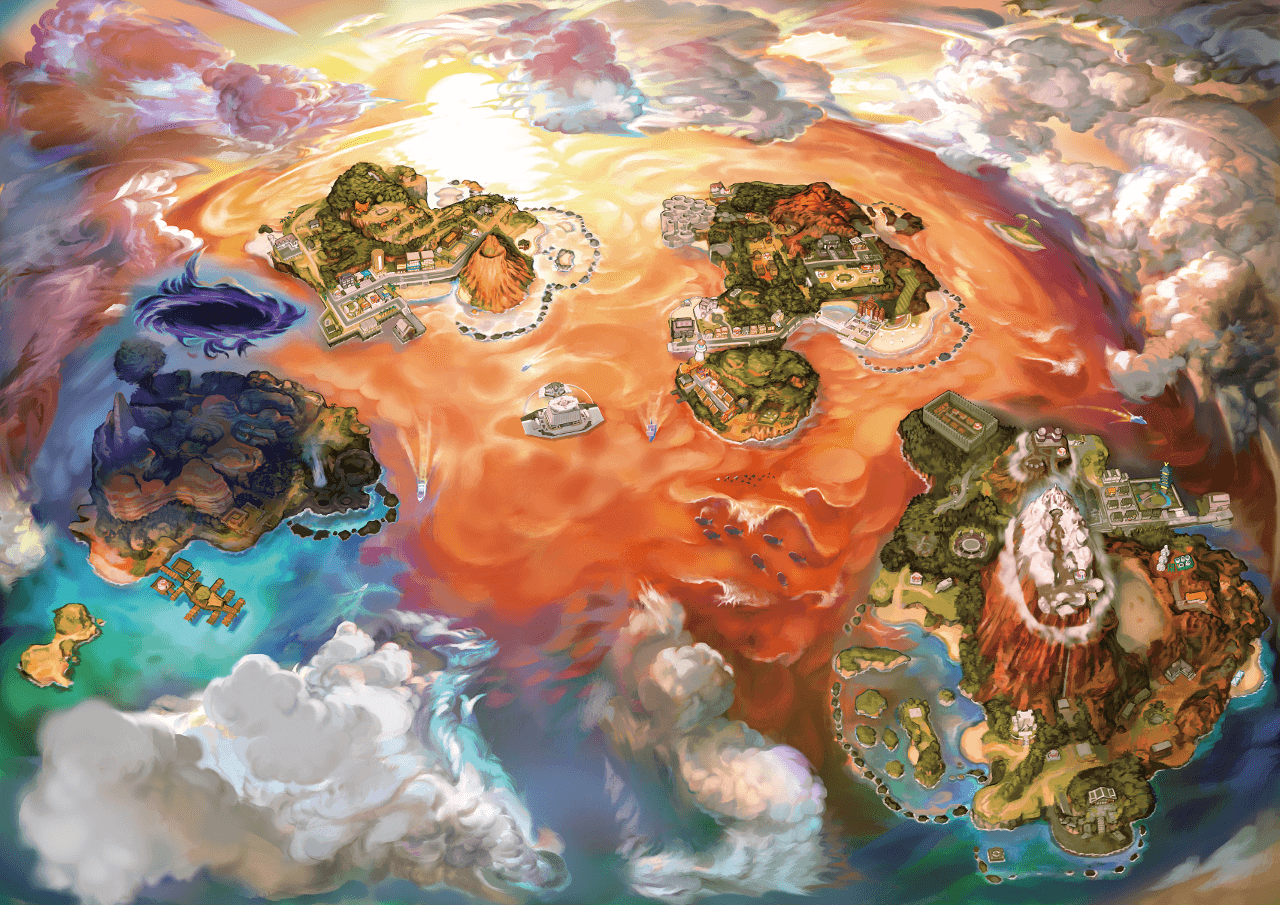 Alola region map